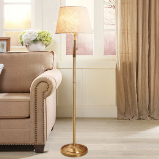 沙发茶几灯装 全铜落地灯客厅卧室书房床头台灯落地立式 饰 欧式 美式