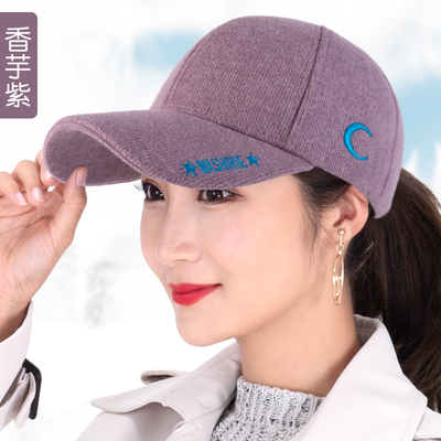 韩版百搭加绒保暖休闲风棒球帽