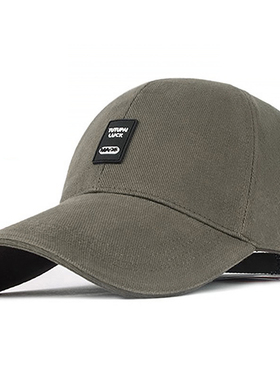 冠师傅棒球帽男士帽子秋冬户外运动帽春天长檐太阳帽韩版时尚鸭舌