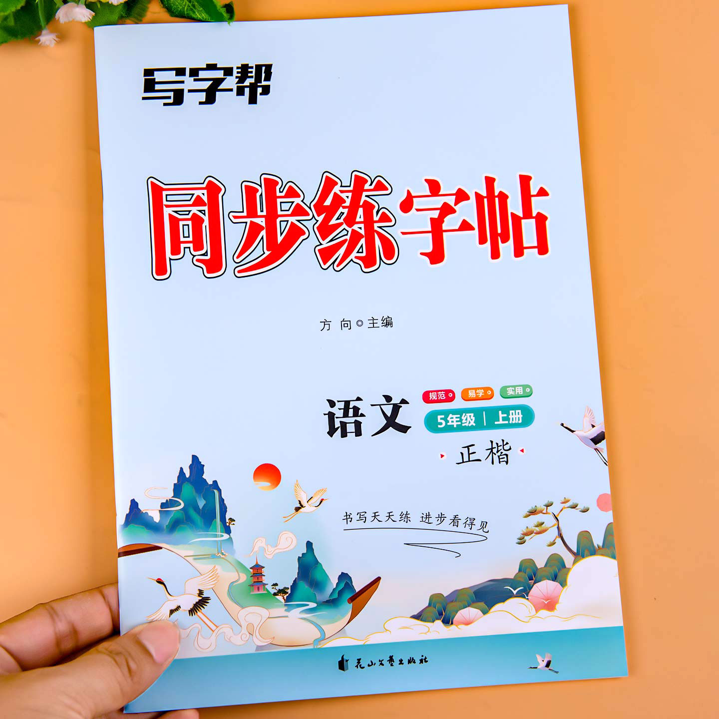 2025新 五年级上册语文同步练字帖小学人教版课本字帖练字本笔画笔顺偏旁部首控笔训练初学者专项正楷硬笔练习描红本册每日一练上