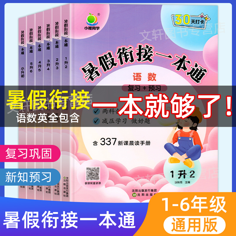 小橙同学暑假衔接一本通语数英
