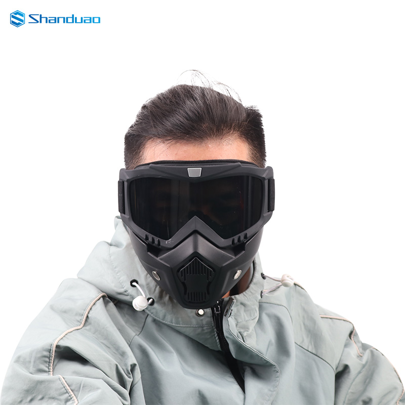 山都澳 面罩防风镜防风沙防飞溅防冲击近视户外运动山地车护目镜