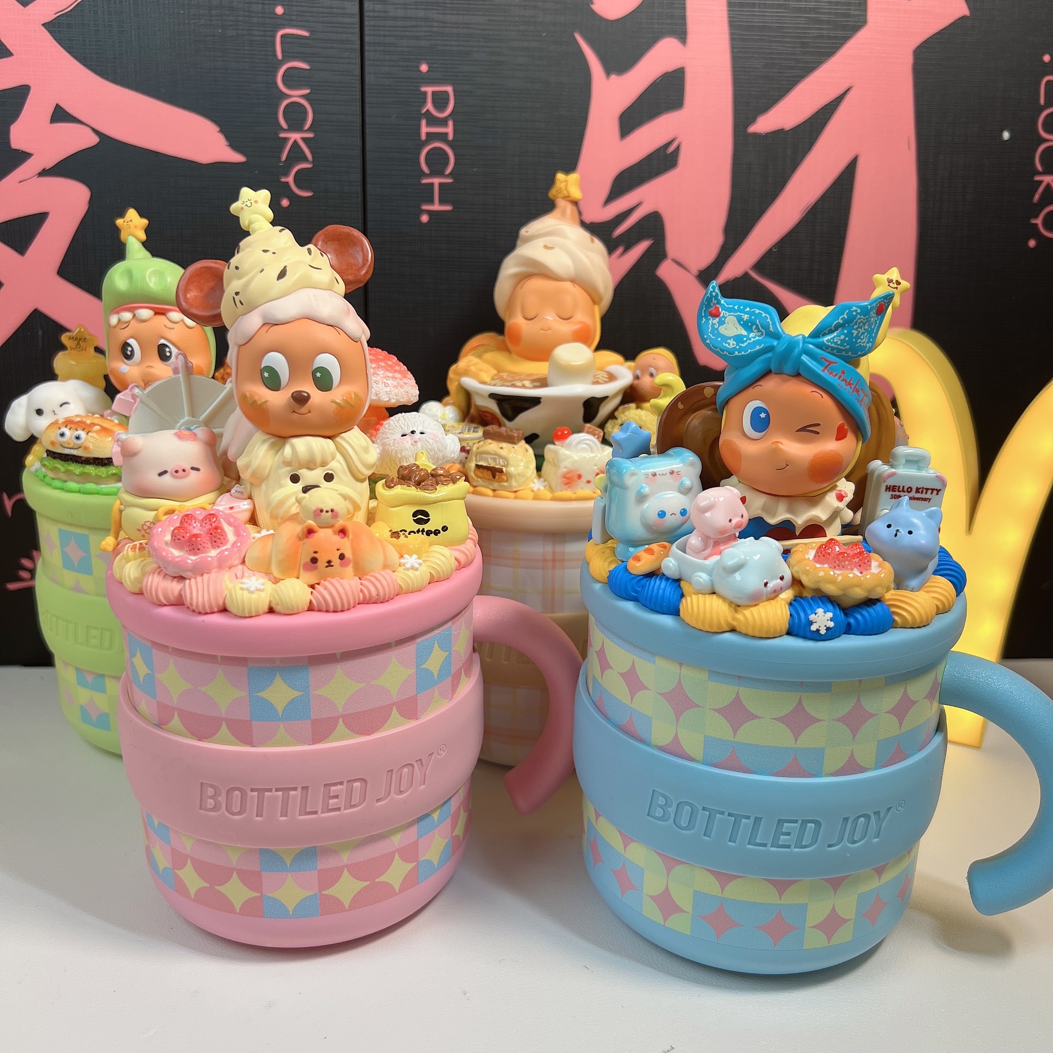 现货zoraa奶油胶马克杯吨吨316不锈钢创意礼物星星人保温杯定制