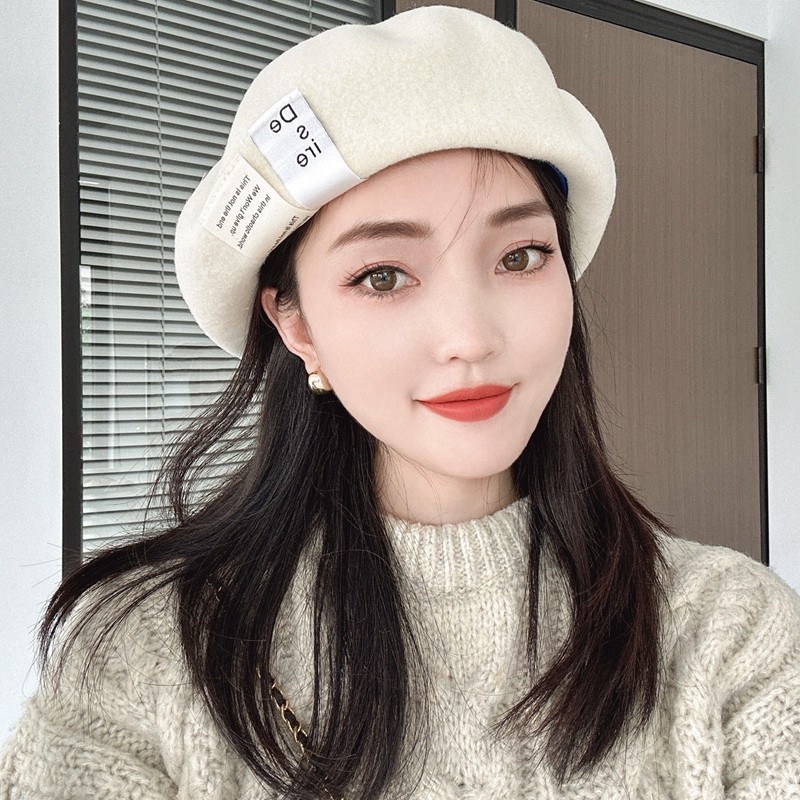 简约黑白情侣款大头围贝雷帽立体有型大版休闲画家帽潮范帽子秋冬,服饰配件/皮带/帽子/围巾,帽子,淘宝优惠券,粉丝福利购,淘宝优惠卷