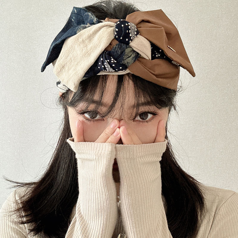 自制原创~手工制日系宽边发带女士小众文艺复古头饰个性重工头箍,饰品/流行首饰/时尚饰品新,发饰,淘宝优惠券,粉丝福利购,淘宝优惠卷