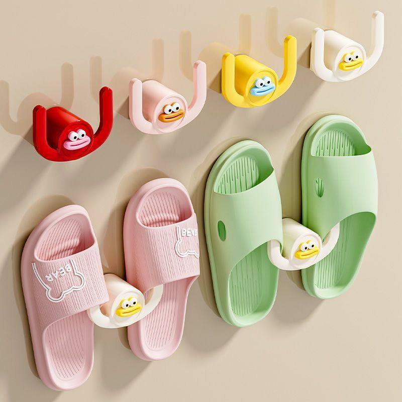 挂式拖鞋可爱大嘴免打孔鞋架卫生间浴室多功能收纳鞋子墙上挂架,家庭/个人清洁工具,浴室角架/置物架,淘宝优惠券,粉丝福利购,淘宝优惠卷