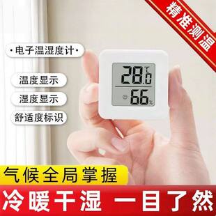 温湿度计室内家用精准高精度电子智能数显壁挂式 婴儿房干湿温度表