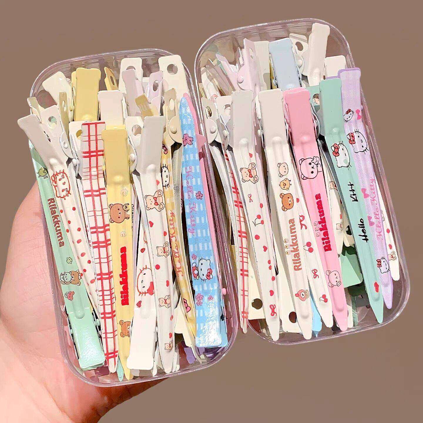 可爱甜美HelloKitty一字无痕鸭嘴夹碎发刘海侧边夹洗脸发卡头发饰