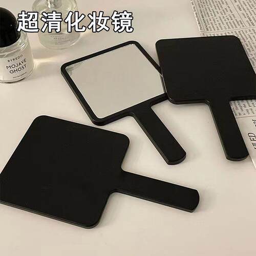 ins风手持化妆镜子家用宿