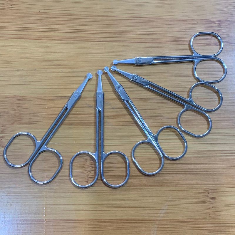 圆头剪刀 鼻毛剪眉剪采耳工具小剪刀
