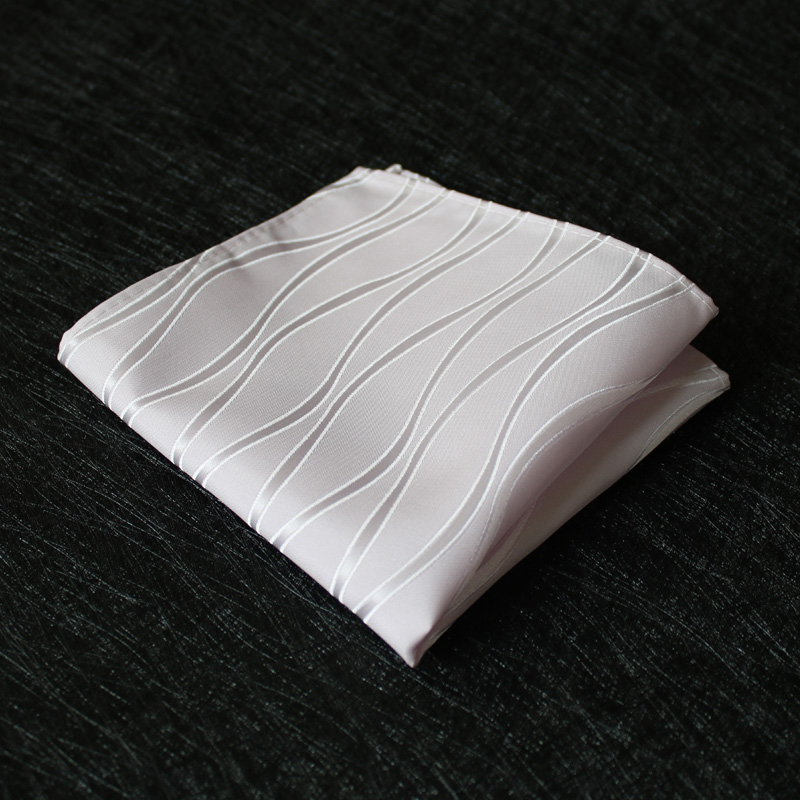 涤丝男士西装配饰色织口袋巾