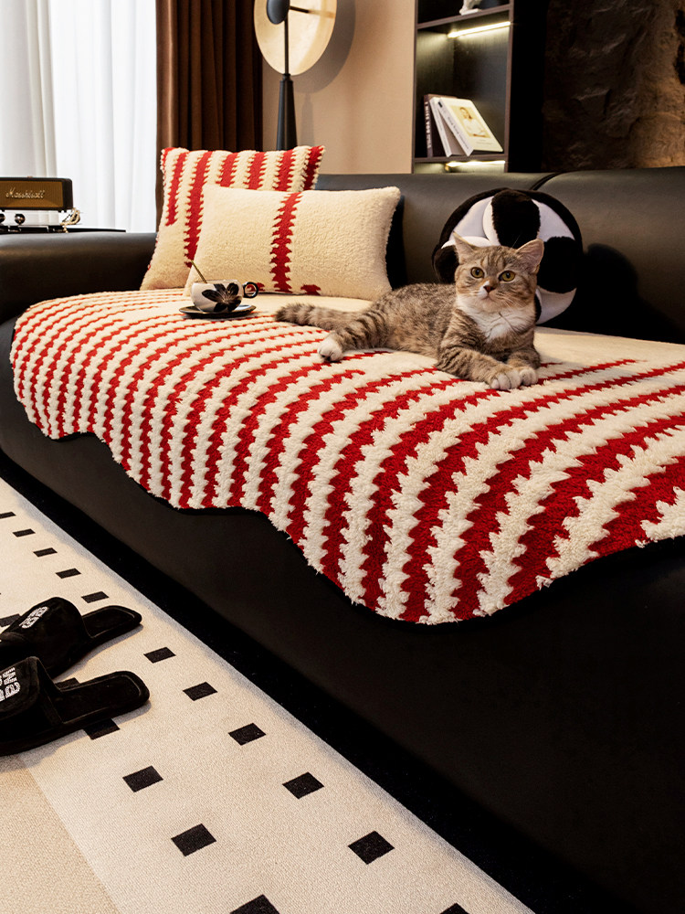 2024秋冬异形沙发垫新款不对称直型沙发垫冬季加厚防滑套布,居家布艺,沙发垫,淘宝优惠券,粉丝福利购,淘宝优惠卷