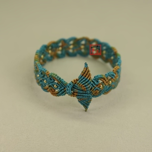 千里江山倾心手绳手工编织diy材料包本命年红绳自编情侣礼物手环