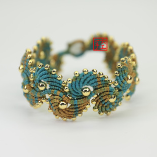 千里江山仙女手绳手工编织diy材料包本命年红绳自编情侣礼物手环