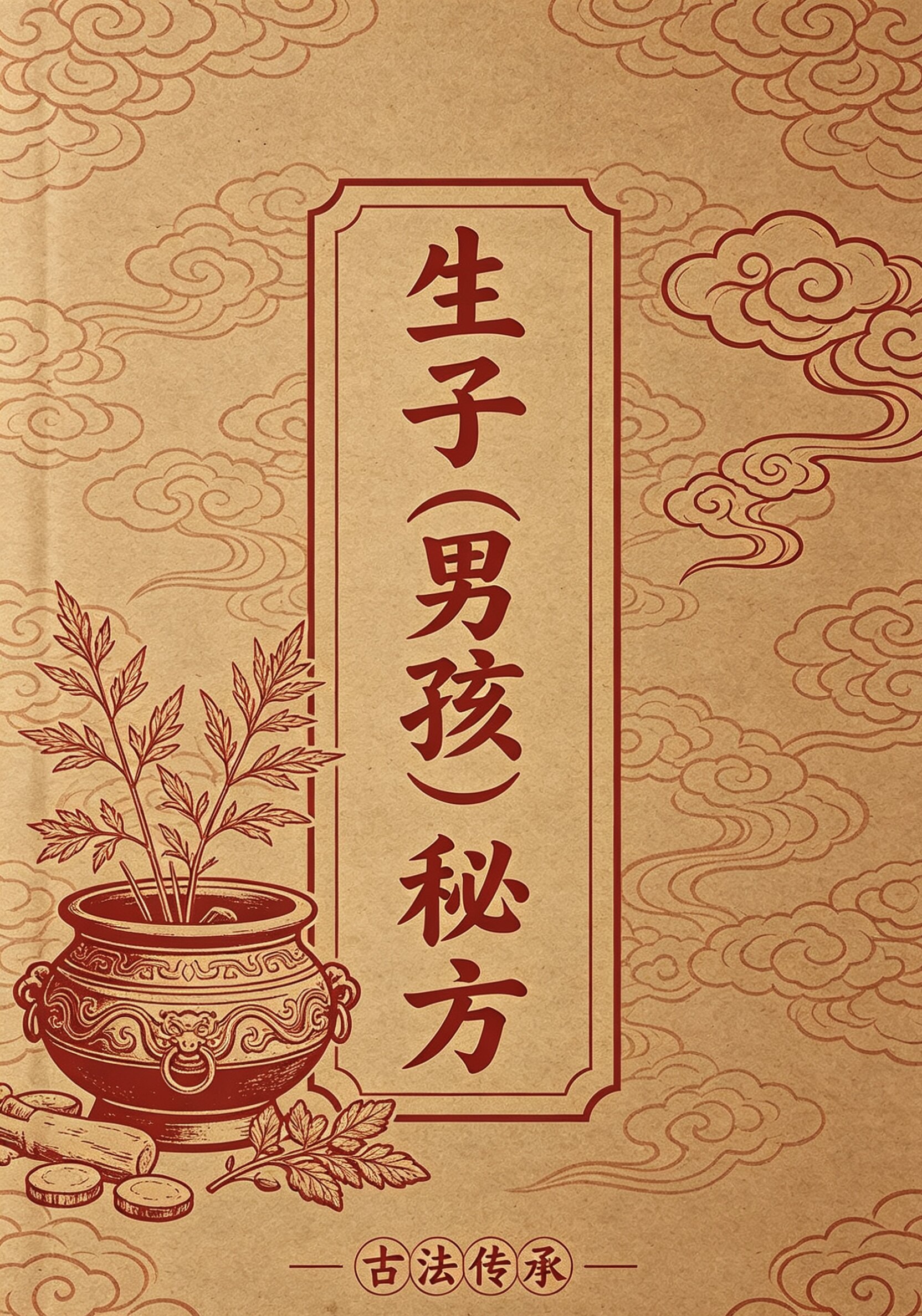 男生孩调理药男孩方中秘怀促排卵其它印刷制品