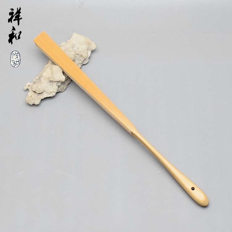 祥和扇坊玉竹大茄头精工文玩折扇
