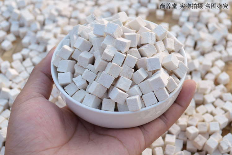 包邮特价 云南纯白茯苓丁片膏 食用面膜免费磨粉
