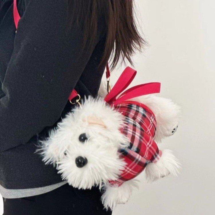 可爱高西地小狗玩偶包卡通毛绒公仔斜挎单肩手提包女孩七夕节礼物,箱包皮具/热销女包/男包,通用款女包,淘宝优惠券,粉丝福利购,淘宝优惠卷