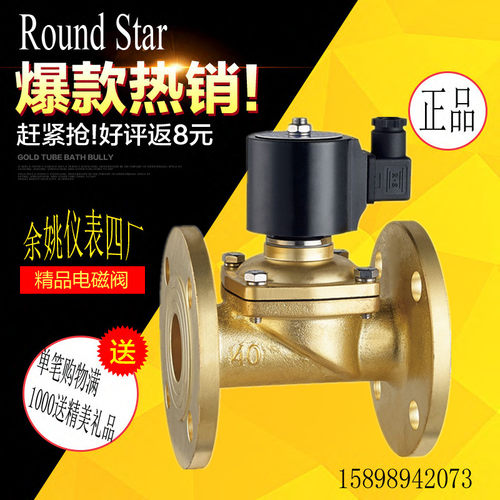 余姚仪表圆星 RSP-10F/15F/20F/25F/32F/40F/50F 全铜法兰电磁阀