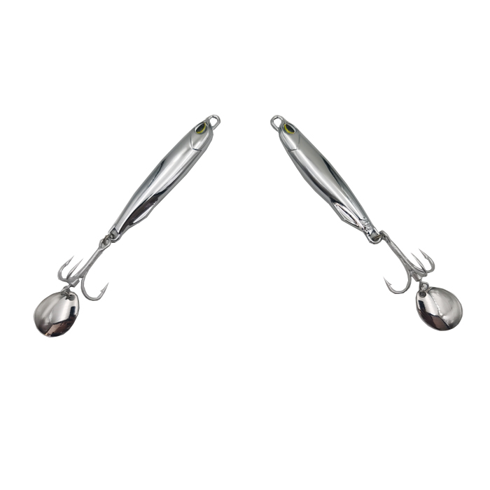 鲅鱼铁板电镀铁板鱼型旋转亮片镜面亮片鲅鱼路亚饵30克铁板远投饵