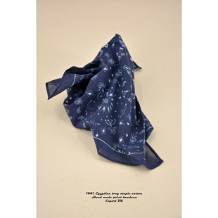 bandana 美国原创／棉质佩斯利腰果花纹小方巾／领巾／头巾／围巾