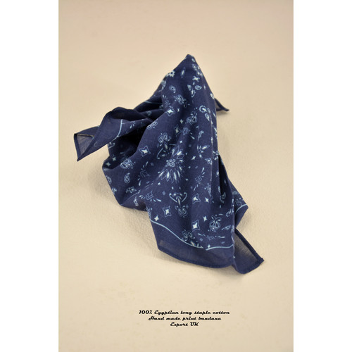 棉质印花方巾发带领巾头巾围巾