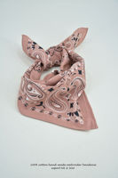 British original/classic Paisley cashew flower cotton small square scarf, headscarf, headband, scarf, bandana thumbnail 5