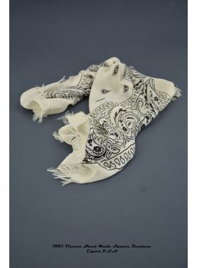 美国原创／西部牛仔复古佩斯利腰果花小方巾丝巾头巾围巾 bandana