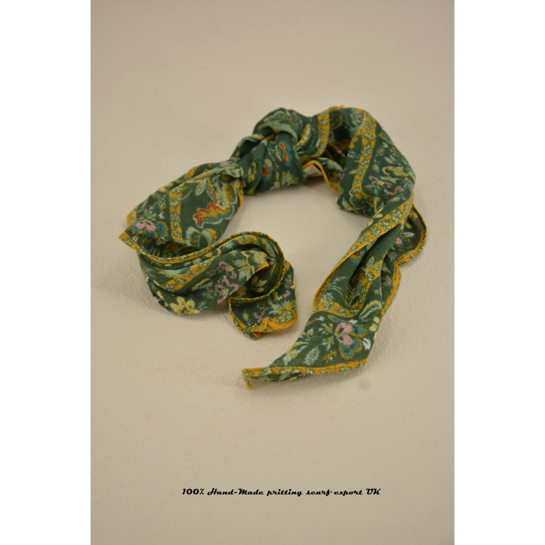 棉质印花小方巾丝巾头巾发带围巾