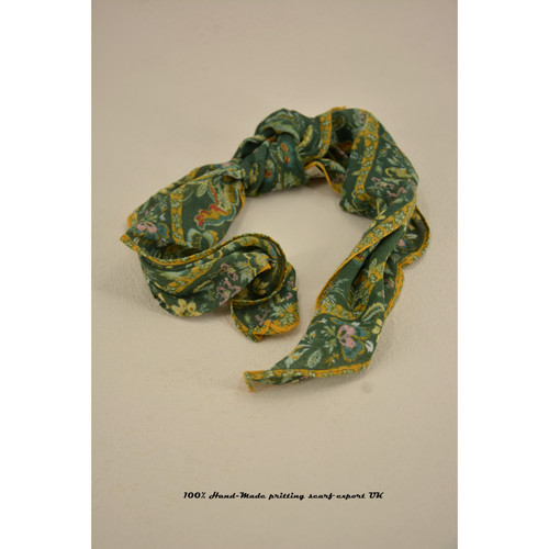 棉质印花小方巾丝巾头巾发带围巾