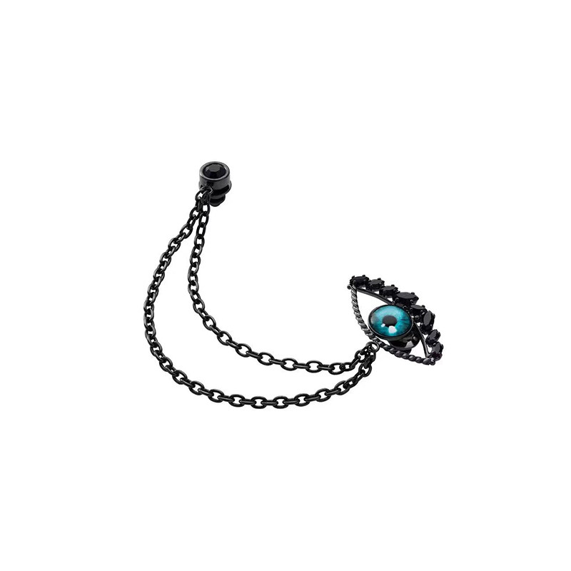 暗黑风小号千年眼胸针