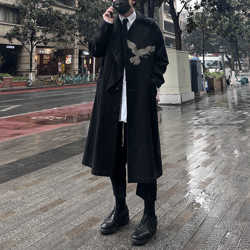 山本暗黑风拔染双层乌鸦