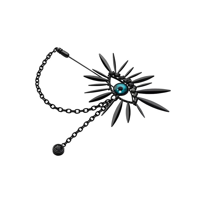 暗黑风大号千年眼胸针