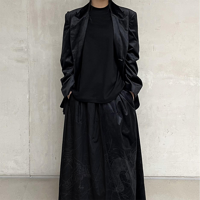 山本暗黑风丝绒大蛇套装