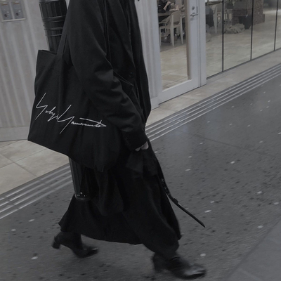 -EvanXX 原创暗黑风裤羊毛宽松阔腿裙裤西裤素板词典