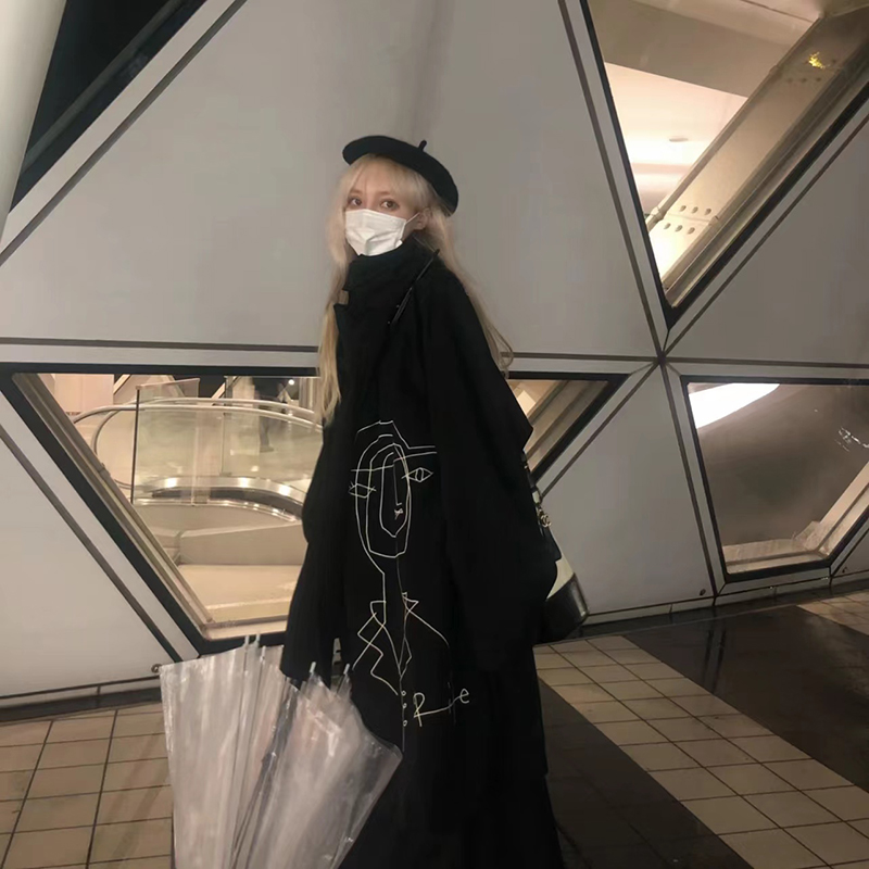 山本暗黑风宫泽西装夹克