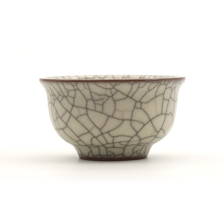 龙泉青瓷全手工品茗杯哥窑