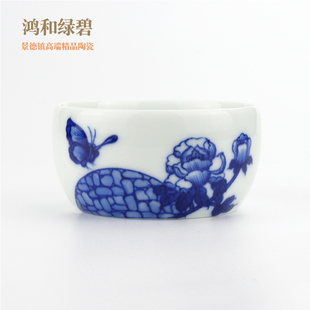 诚德轩 景德镇陶瓷茶具品茗杯 高档粉彩瓷器手绘姑苏城外 100ml