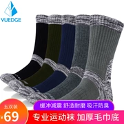 Vớ thể thao ngoài trời chuyên nghiệp Khăn cotton làm khô nhanh cho nam vào cuối mùa thu và mùa đông trong vớ đi bộ đường dài vớ đi bộ - Vớ thể thao