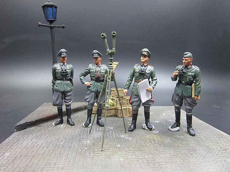 兵人代工 1/35模型 威龙6213二战德军军官组