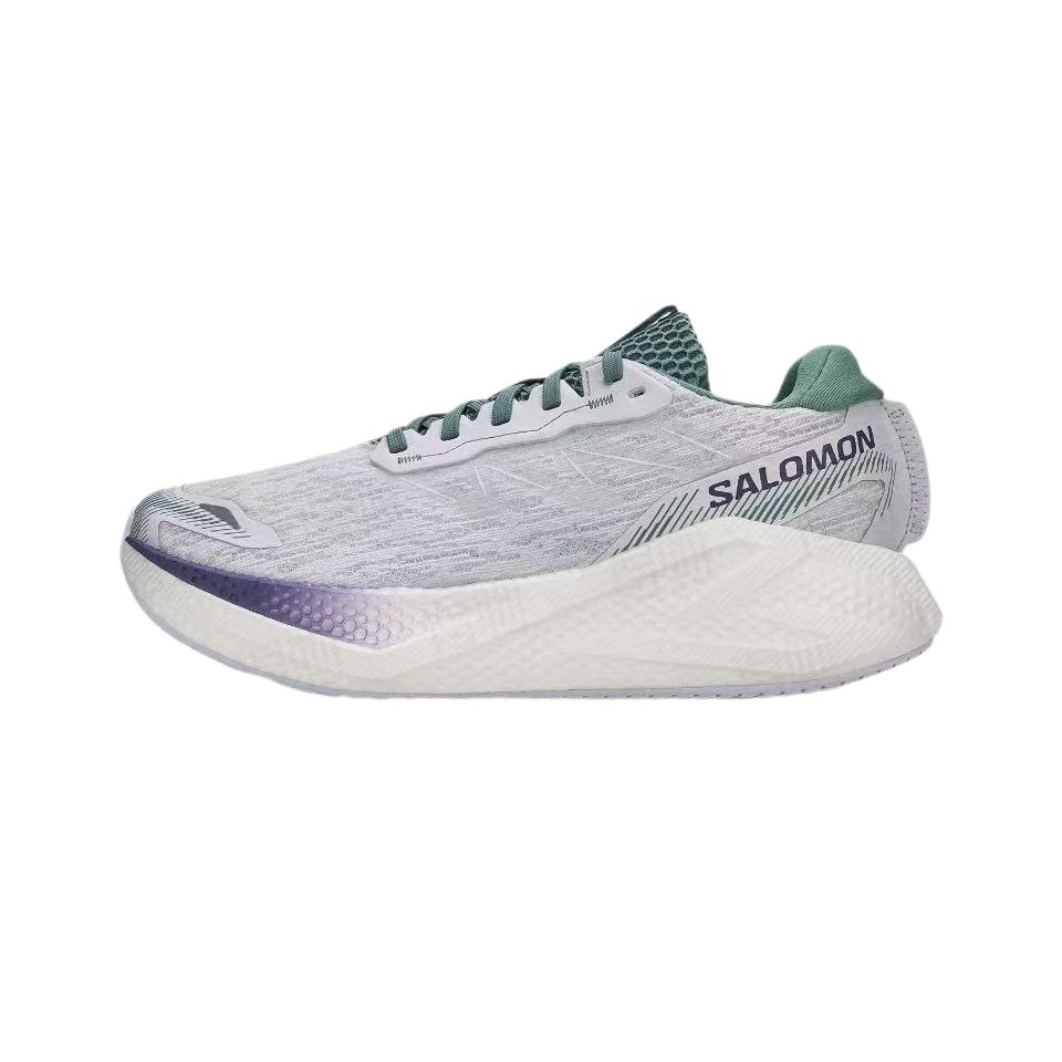 虎牙球鞋SALOMON/萨洛蒙 AERO GLIDE 4蓝灰秋季女款跑步鞋 492268