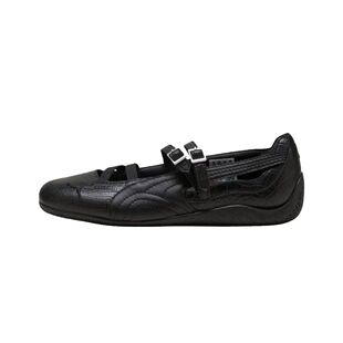 虎牙球鞋 PUMA彪马 speedcat Ballet 时尚黑色芭蕾舞鞋 405327-01