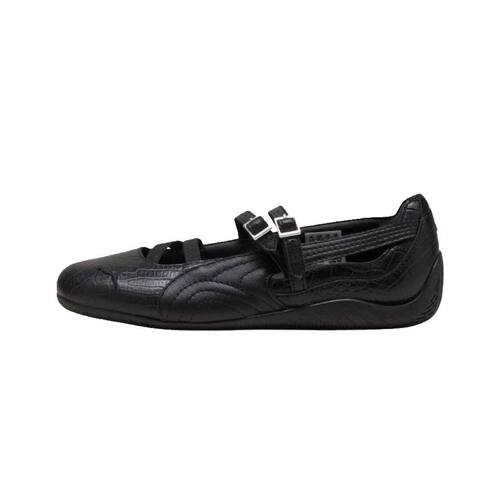 虎牙球鞋 PUMA彪马 speedcat Ballet 时尚黑色芭蕾舞鞋 405327-01