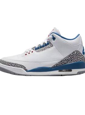 虎牙球鞋Air Jordan 3 True Blue AJ3真蓝运动篮球鞋 IF4396-104