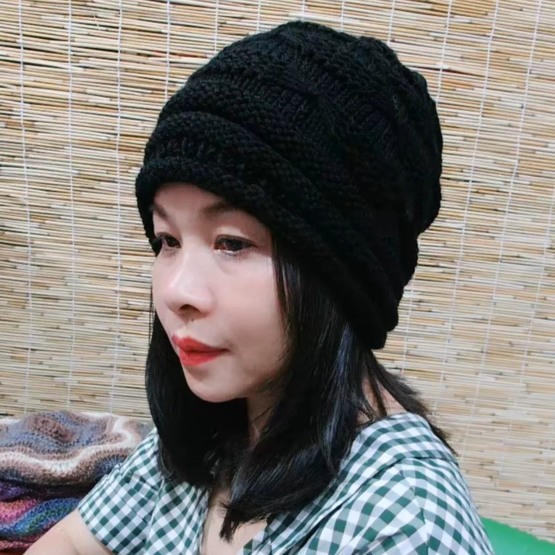 Женская вязаная Wool шапка Tianxi E cap hand News