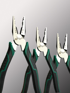 恒世达8寸工业级钢丝钳多功能省力偏心钳平口电工老虎钳子家装用