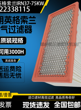 适配英格索兰IRN37/75螺杆空压机保养配件空气滤清器22338115空滤