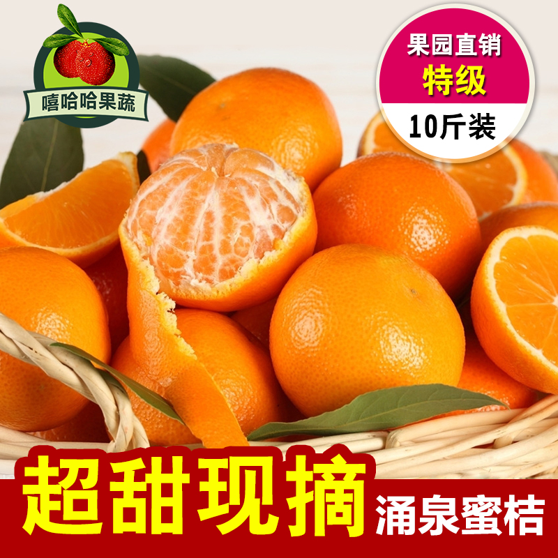 临海涌泉蜜桔无核橘子新鲜水果