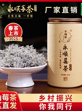 莓茶永顺张家界特级野生湖南藤茶芽尖美丽湘西霉土家族官方旗舰店