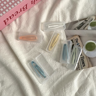 莫兰迪透明系简约隐形眼镜盒美瞳取戴器夹子棒子镊子组合as2029